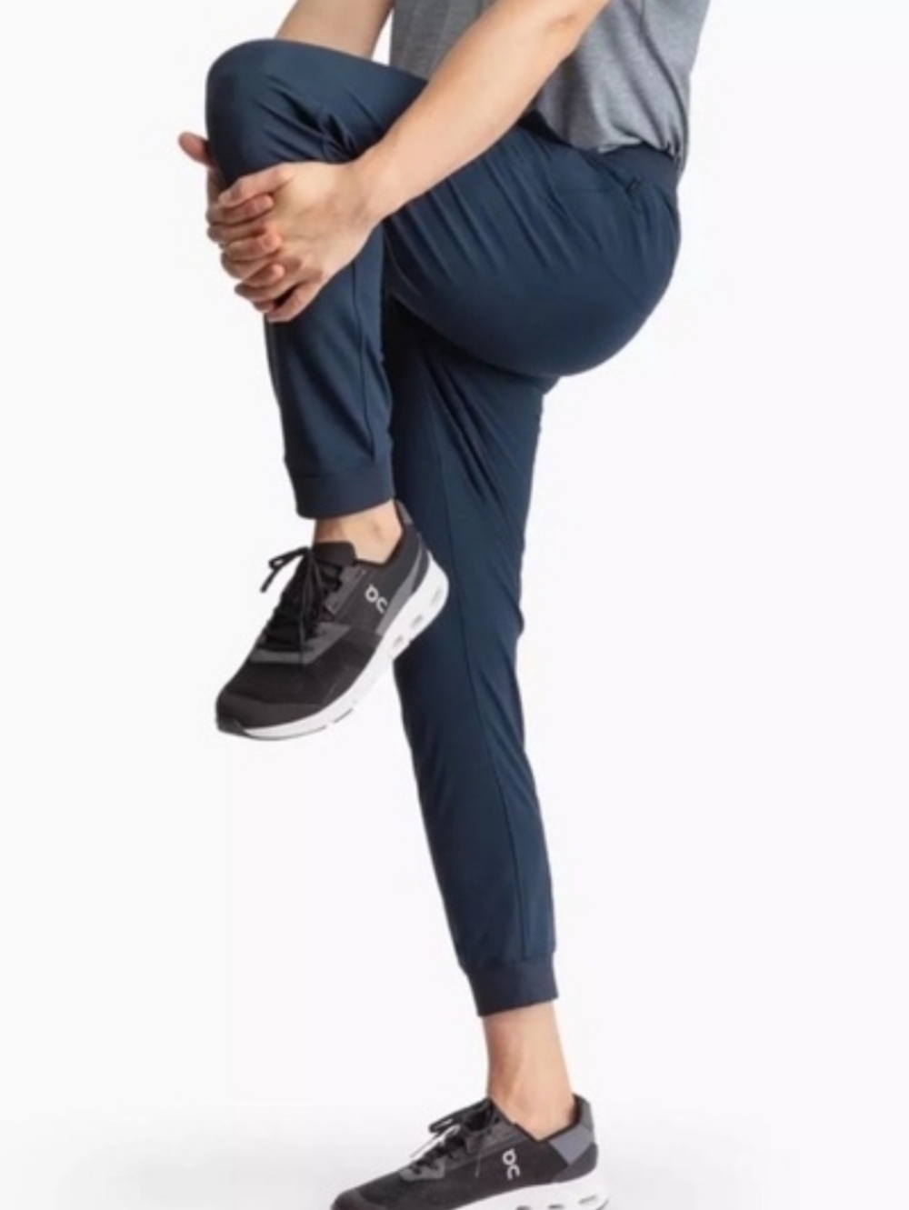 BIRDDOGS MENS GABE RUTHS SLIM FIT NAVY JOGGERS